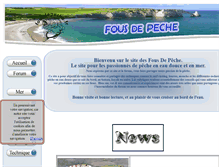 Tablet Screenshot of fousdepeche.fr